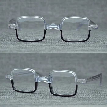 De înaltă Calitate de Acetat de ochelari original Japonia Manual de calitate pătrat mic pahare mici față Artist decorat pahare de moda