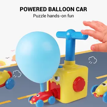 Masina copii Jucarii pentru Copii Inerțiale Putere Balon Jucărie Mașină de Puzzle Distractiv de Învățământ Experiment științific Balon de Jucărie Jucarii pentru Copii