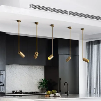 Minimalismul Modern, Aurul Negru Culoare Interior cu Montare pe Plafon cu Led-uri-Lumina de Lampă pentru Camera de zi Acasă Loft Bar Bucatarie Dormitor Baie