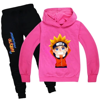 Naruto Copilul Băiat De Iarnă, Haine Fete Toamna Maneca Lunga, Hanorace Pantaloni Seturi De Copii De Tip Boutique, Haine Copii, Haine De Craciun