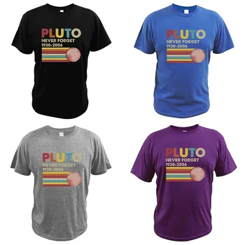 Pluto-Nu-Uita Tricou Vintage Amuzant Astrologic Iubitor De Cadou Digital Print Planetă Pitică De Înaltă Calitate, De Vară, Spațiu De T-Shirt