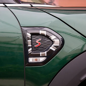 2pcsCar exterior accesorii aripa fata partea de lumina, decor capac Pentru BMW MINI COOPER COUNTRYMAN F60 styling auto Refit