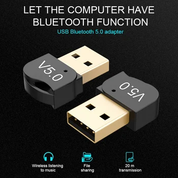 Adaptor Bluetooth USB Dongle pentru Calculator PC USB Wireless Bluetooth Transmițător 5.0 Receptor de Muzică Bluetooth Adapter