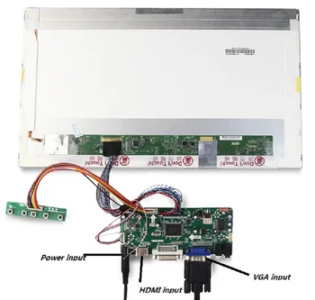 Kit pentru LP156WD1/(TL)(A2)/TLB2 Monitor M. N68676 VGA DVI LVDS 40pin Panoul de Ecran cu LED-uri DIY 15.6