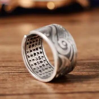 Design Original Koi model deschis inel designer craft Thai argint de lux lumina minoritate farmec pentru femei brand de bijuterii