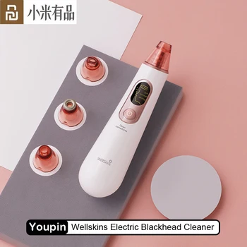 Youpin Electric Negru Aspirator cu Spălare Porilor Filtrului de Aparate la Coș Cosmetica Aparate pentru Îngrijire a Pielii, SPA Facial de Îngrijire