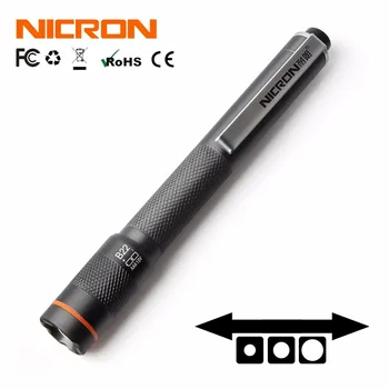 NICRON B22 Pix Lanterna High CRI Meci de Culoare Zoomable 120LM rezistent la apa IP65 2xAAA Mini Acasă Torch Lampă Pentru Întreținere etc.
