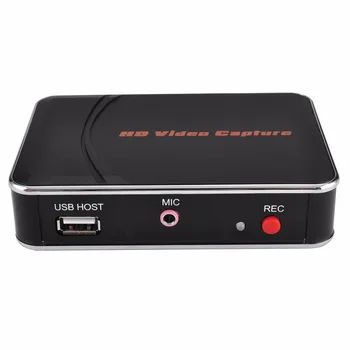 EZCAP 1080P 30fps HD Video cu placa de Captura Game Capture Cu Microfon pentru Blue Ray/Set-top box/Calculatorul/Jocul box