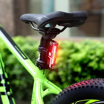 Bicicleta Lumina din Spate Soclului Frontal Impermeabil Coada de Lumină Biciclete Stop pentru Bicicleta USB Reîncărcabilă Reflector Spate Lumini de biciclete Lampa