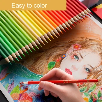180 Creioane Colorate Set Ulei Apa Desen Creion pentru Artist Schiță Pictura de Scris Pentru Desen Schiță Școală Cadouri Arta de Aprovizionare