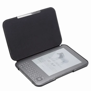 PU Piele Flip Folio Magnetic de E-Book Coperta pentru Amazon Kindle 3 3 Cititor de Ecran Tastatură EReader Caz de Protecție