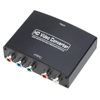 De înaltă calitate HD de 1080P HDMI la 5 RCA RGB Component YPbPr Video R/L Audio Convertor Adaptor de Dropshipping