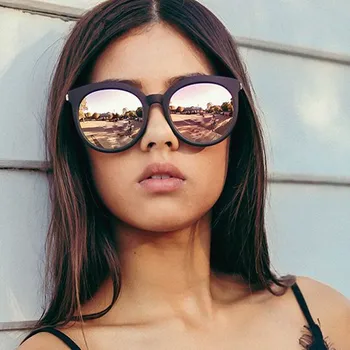 Vintage Cadru Mare, Ochi de Pisica ochelari de Soare pentru Femei Brand Designer Doamnelor în aer liber Ochelari de Soare Ochelari de Conducere Oculos Gafas De Sol UV400