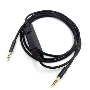 Tuning USB Gaming Headset Portabil de Control Linie Auxiliară de 3,5 mm lungime Cablu Audio de Linie de Înlocuire Pentru Logitech G633 G933
