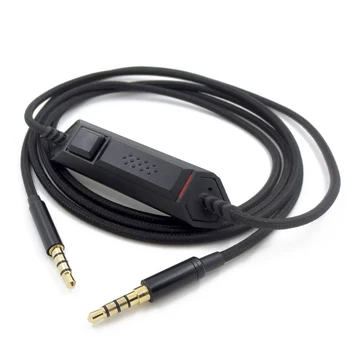Tuning USB Gaming Headset Portabil de Control Linie Auxiliară de 3,5 mm lungime Cablu Audio de Linie de Înlocuire Pentru Logitech G633 G933