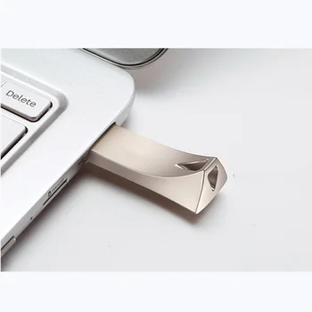 USB Flash Drive 128 GB 64GB 32GB 16GB 8GB 4GB Metal rezistent la apă Pen Drive Pendrive 256G de Memorie Flash USB Cle USB Stick Personalizat Logo-ul