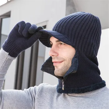 Solid de Culoare Unisex Beanie Hat Bărbați Femei de Iarnă la Modă Cald Supradimensionate Indesata Largi Elastic Slouchy Skully Pălărie Ureche capac pălărie de iarnă