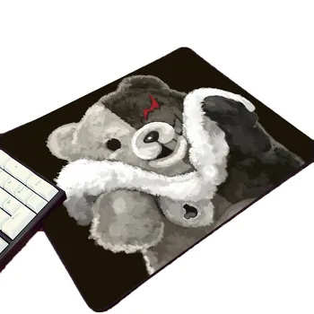 Creative Anime Monokuma Urs Drăguț Danganronpa De Dimensiuni Mici De Cauciuc Tablet Pc Gamer Mousepad Pentru Animație Jucător De Jocuri De Noroc