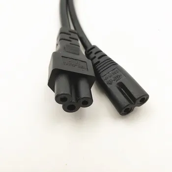 Tip Y Splitter Cablu de Alimentare ,IEC320 C14 Plug 3-Penis de sex Masculin Cablu de Alimentare Cablu de Alimentare AC Adaptor pentru C7 +C5 Feminin