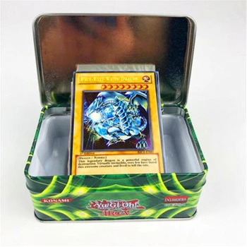 YU GI OH 41PCS cutie de Fier Nici o repetiție cu flash card cardul de limba engleză Yugi Muto Ediție COMPLETĂ Colecție de Carte pentru Copii Jucarie Cadou