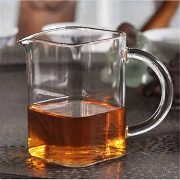 250ml Manual Rezistent la Căldură ceainic de Sticlă cana,Cha hai Gongdao Teacup Corect cana,kung fu cesti de ceai teaset gongdao bei o ceașcă de ceai