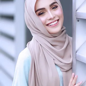 20buc/lot de Dimensiuni Mari, de Înaltă Calitate, cu Bule Sifon Femeile Musulmane Hijab Eșarfă Șal Folie de Simplu Solide 47 Culori