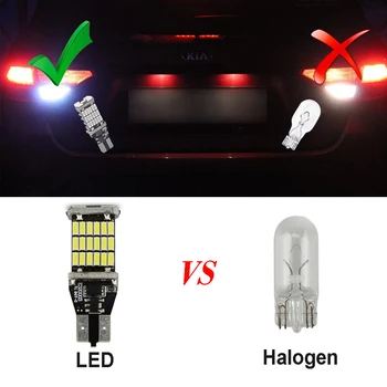 2x T15 W16W Bec LED Canbus Auto Backup Lumini de mers înapoi Pentru Nissan Altima Pathfinder R51 Juke Almera Notă Nici o Eroare Lampa spate Alb