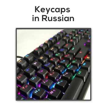 Mecanice Tastatura Taste OEM Profil rusă, coreeană spaniolă franceză Aspect Cheie ABS Transparent 104 Taste Pentru Cherry GK61
