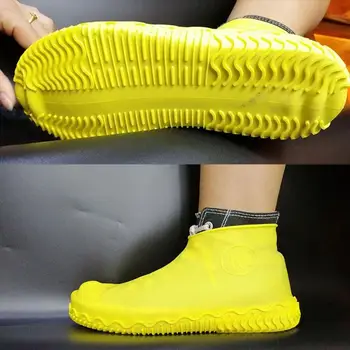 Reciclabile Silicon Galoși Reutilizabile Impermeabil Impermeabil Bărbați Pantofi Acoperă Cizme de Ploaie Non-alunecare Lavabil Unisex Rezistent la Uzura