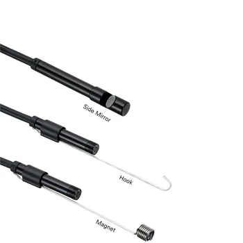 7mm 2 IN 1 USB Endoscop 480P HD Șarpe Tub și Android Endoscop USB Endoscopio Inspecție Micro Camera pentru PC, Telefon Inteligent