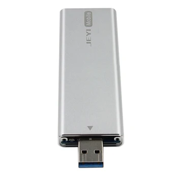 JEYI m.2 de unitati solid state să USB3.0 Carcasă din Aliaj de aluminiu SATA3 SSD HDD Cabina de Caz pentru TAPITERIE XN5 pentru 2230 2242 2260 2280 M2 SSD