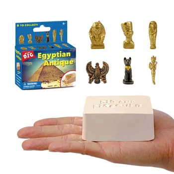 Sapaturi arheologice Jucărie Egiptean Înțelepciune Piramida de Rășină mumie a Îmbunătăți Capacitatea De Hands-On de Creier Gândire Independentă
