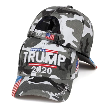 Donald Trump 2020 Capac Camuflaj statele UNITE ale americii Flag Șepci de Baseball pentru a Păstra America de Mare camo Pălărie 3D Broderie Stele Scrisoare de Camuflaj Armata