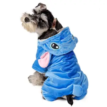 NACOCO Câine Coase Haine Cat Îmbrăcăminte Adorabil Costum Dublu Strat Moale, Țesături de Lână și Lână de mai Multe Dimensiuni