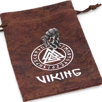 Bărbați din oțel inoxidabil nordici viking Yggdrasil, Copacul Vieții amuleta inel viking bijuterii