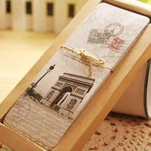 30 buc/pack Vintage Marcaj Hârtie Card Europa Vedere Londra, Paris, Turnul Eiffel Marcaje coreean Papetărie transport Gratuit