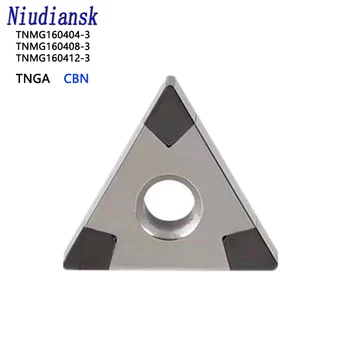 TNMG160404-3 TNMG160408-3 TNGA160412-3 CBN Diamant Introduce Cotitură Lama de Strunjire CNC instrument Pentru prelucrare oțel călit fontă