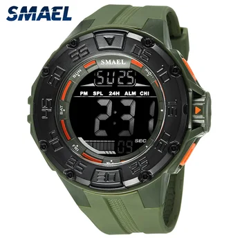 SMAEL Sport barbati ceas Digital, Calendar Quartz rezistent la apa rezistent la socuri electronice ceasuri reloj hombre 2019 Militare Ceas