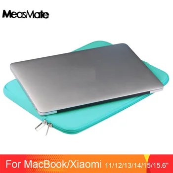 Moale Laptop Sac de Maneca Caz Pentru Macbook Air 11 12 13 14 15 15.6 Pro Retina 13.3 11.6 inch cu Fermoar Pungi Pentru Mac Book Pro 13 Caz