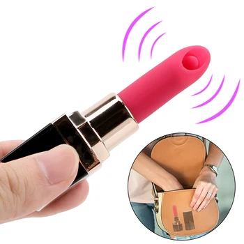 VATINE 10 Viteza de Ruj Vibrator Femei Masturbare Limba Vibrator Glonț G-spot Masaj Stimulator Clitoris jucarii Sexuale pentru Femei