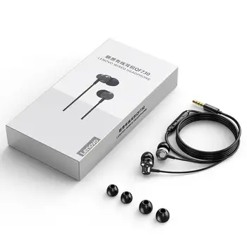 Lenovo QF730 Grele Subwoofer Stereo Dopul pentru xiaomi iPhone Samsung Redmi In-ear Stereo cu Fir Căști de 3,5 mm Microfon Cască