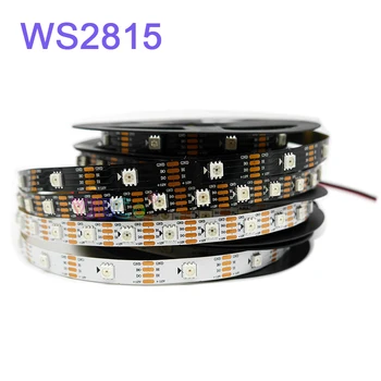 5m/rola Adresabile WS2811 WS2815 5050 RGB Led Strip lumina DC12V WS2811 IC WS2812B Actualizare Inteligent Pixel led lampă de Banda 30/60leds/m