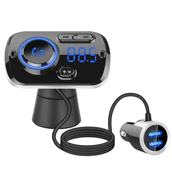 CDEN auto mp3 player de muzică Bluetooth 5.0 receptor de telefon transmițător FM dual USB masina încărcător QC3.0 încărcare rapidă
