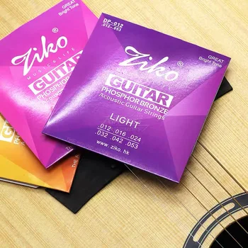 Ziko DP Phosphor Bronze Series chitara Acustica, siruri Luminoase, bogat sunet de chitara accesorii piese
