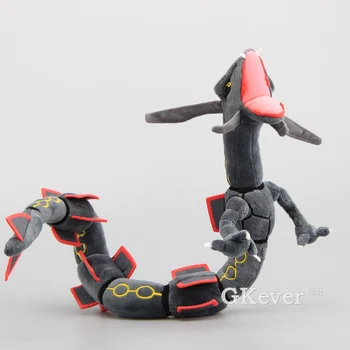 Desene animate japoneze Cifre Negre Rayquaza Moale Jucării de Pluș Animale de Pluș Moale Păpuși Flexiable 78 CM Copii Cadou