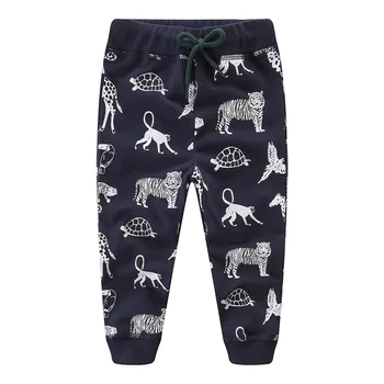 Sărituri de metri Baby boy pantaloni de Trening din bumbac imprimat tigru pantaloni lungime completă cu băieți și pantaloni de toamna pentru copii haine sweatpant