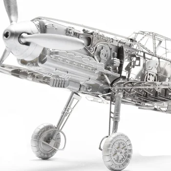 1/72 BF 109 E-4 Messerschmitt Complet PE Model Jasmine Distractiv 3d Metal Diy in Miniatura, Truse de Jucării Puzzle Despicare Hobby Clădire