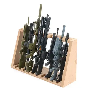 8pcs Arme Blocuri Kit de Soldați 1/6 Scară de Asamblare Modele de Arme AK74 HK416 de Construcție a Stimula Pușcă Jucării pentru Băieți