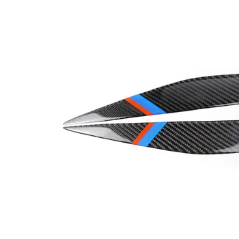 RRX Fibra de Carbon, pleoape Faruri Pleoape pentru BMW F10 Seria 5 2010-2016 Fața Farului Sprancene Garnitura Capac accesorii auto
