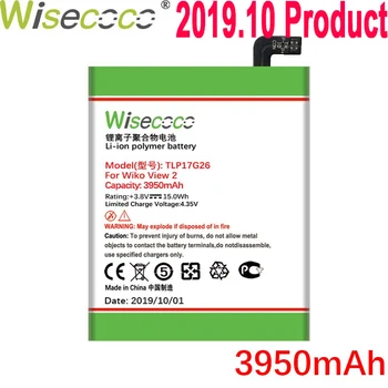 WISECOCO 3950mAh TLP17G26 356580H Baterie Pentru Wiko Vedere 2 Vedere 2 Pro Telefonul In Stoc cea mai Recentă Producție de Înaltă Calitate Baterie